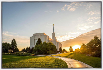 Twin Falls Temple Morning Light