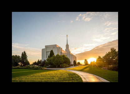 Twin Falls Temple Morning Light