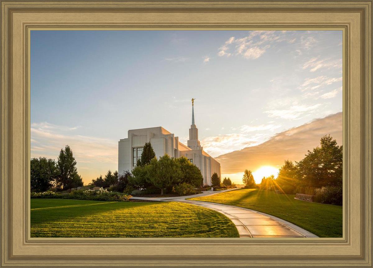 Twin Falls Temple Morning Light