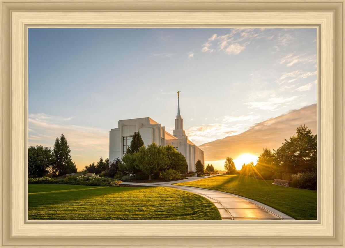 Twin Falls Temple Morning Light