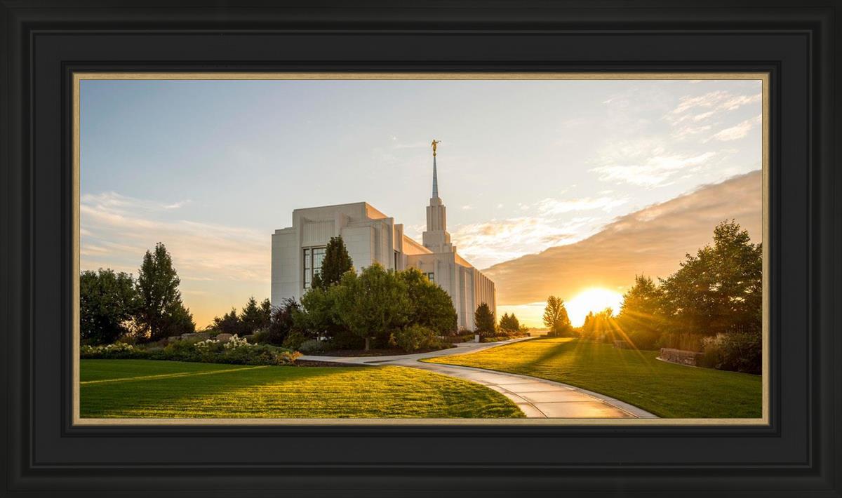 Twin Falls Temple Morning Light