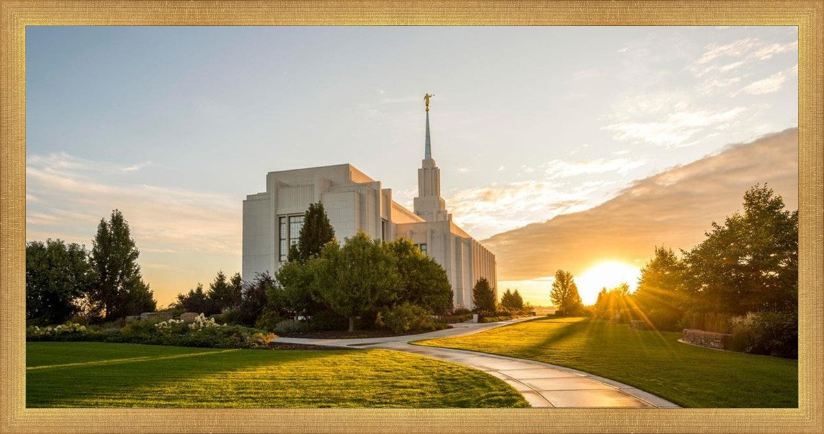Twin Falls Temple Morning Light
