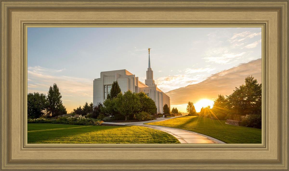 Twin Falls Temple Morning Light