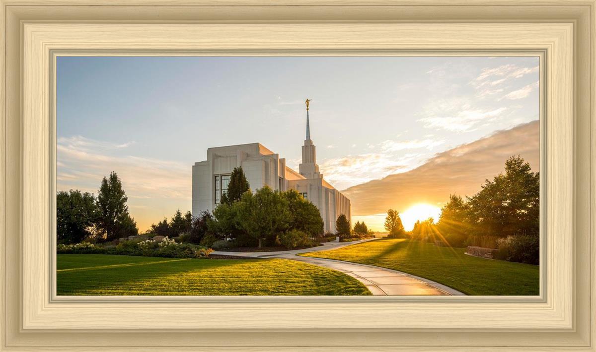 Twin Falls Temple Morning Light