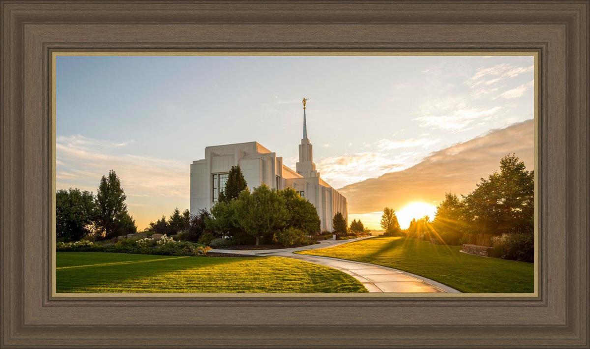 Twin Falls Temple Morning Light
