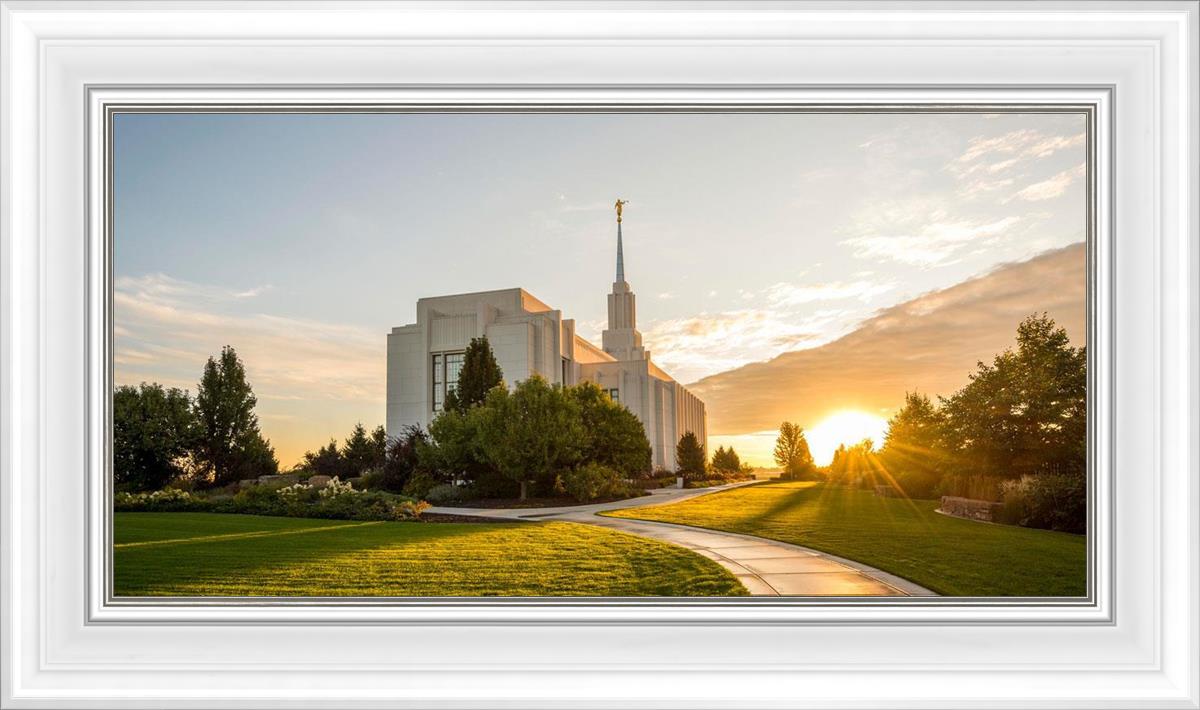 Twin Falls Temple Morning Light