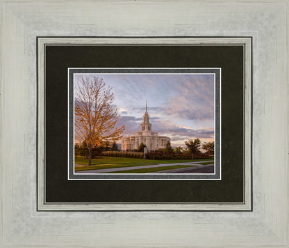 Payson Temple Autumn Light