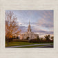 Payson Temple Autumn Light