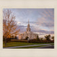 Payson Temple Autumn Light