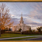 Payson Temple Autumn Light