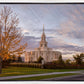Payson Temple Autumn Light