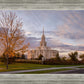 Payson Temple Autumn Light