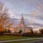 Payson Temple Autumn Light
