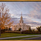 Payson Temple Autumn Light