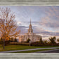 Payson Temple Autumn Light