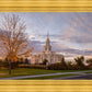 Payson Temple Autumn Light