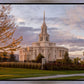 Payson Temple Autumn Light