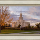 Payson Temple Autumn Light