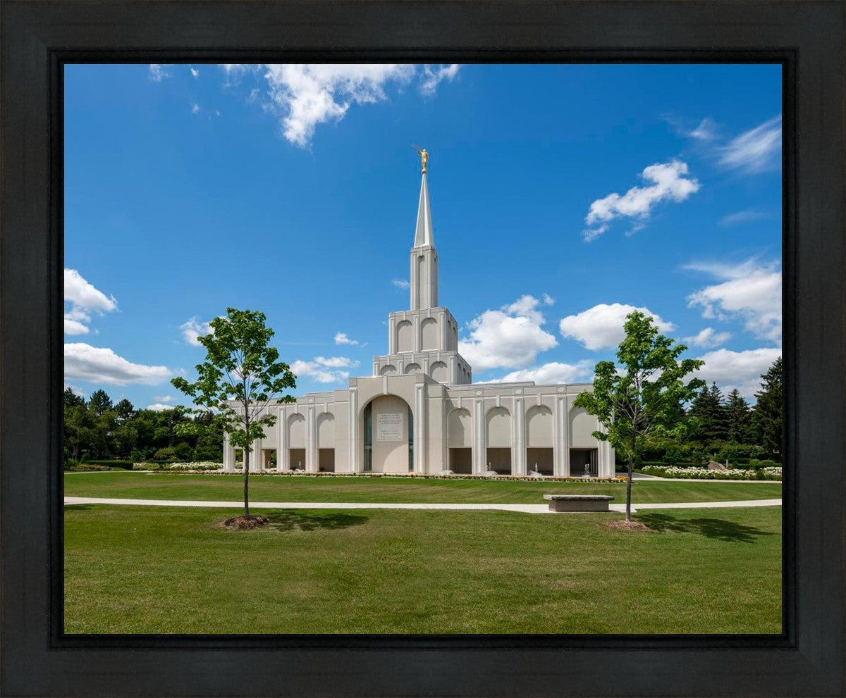 Toronto Ontario Temple Daytime Skies Gallery Wrap