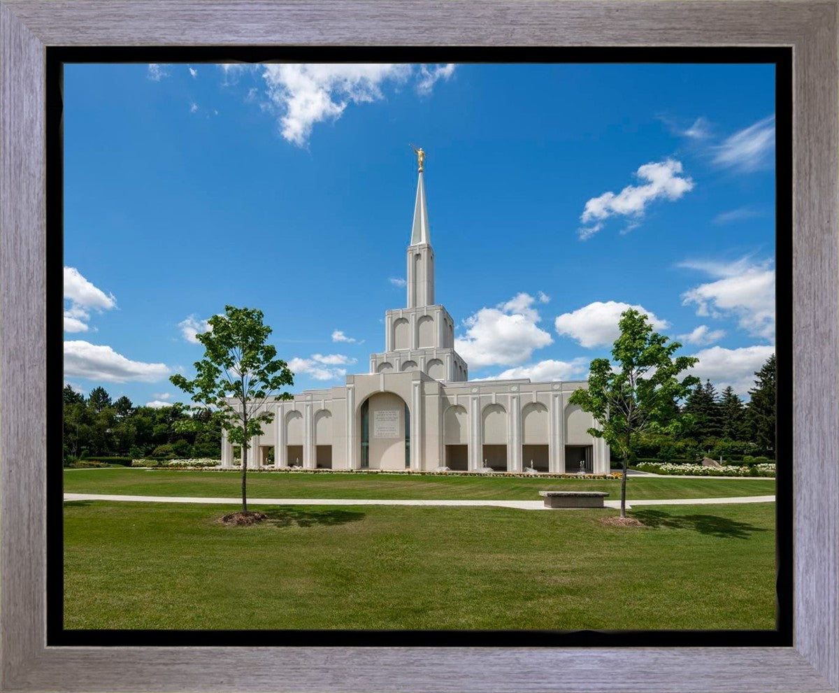 Toronto Ontario Temple Daytime Skies Gallery Wrap