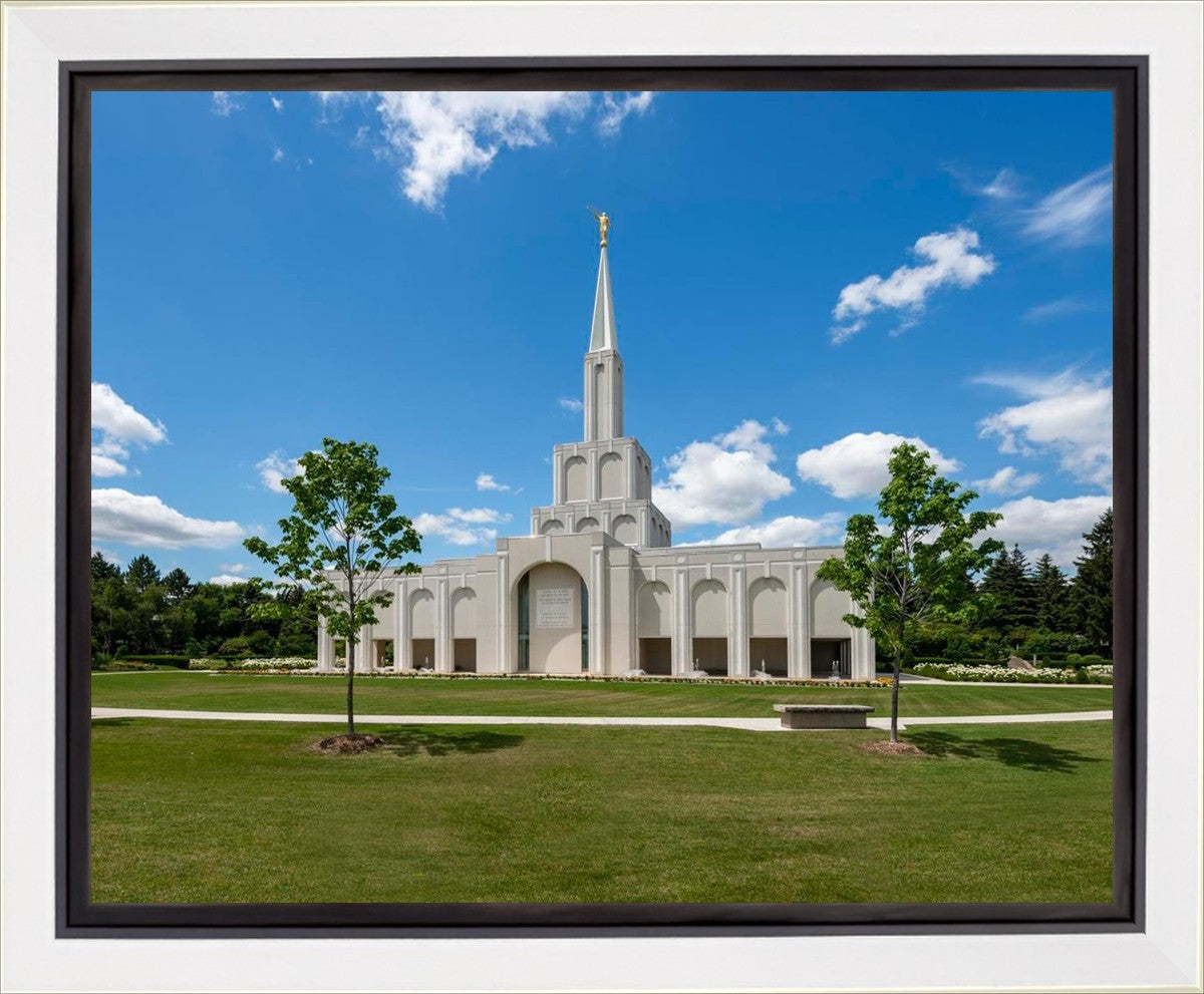 Toronto Ontario Temple Daytime Skies Gallery Wrap