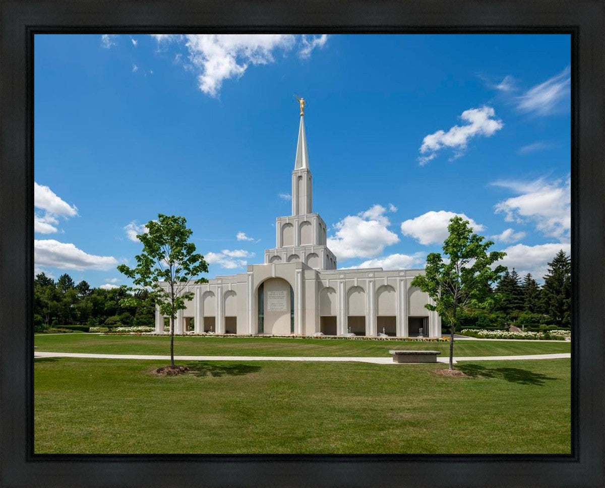 Toronto Ontario Temple Daytime Skies Gallery Wrap