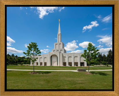 Toronto Ontario Temple Daytime Skies