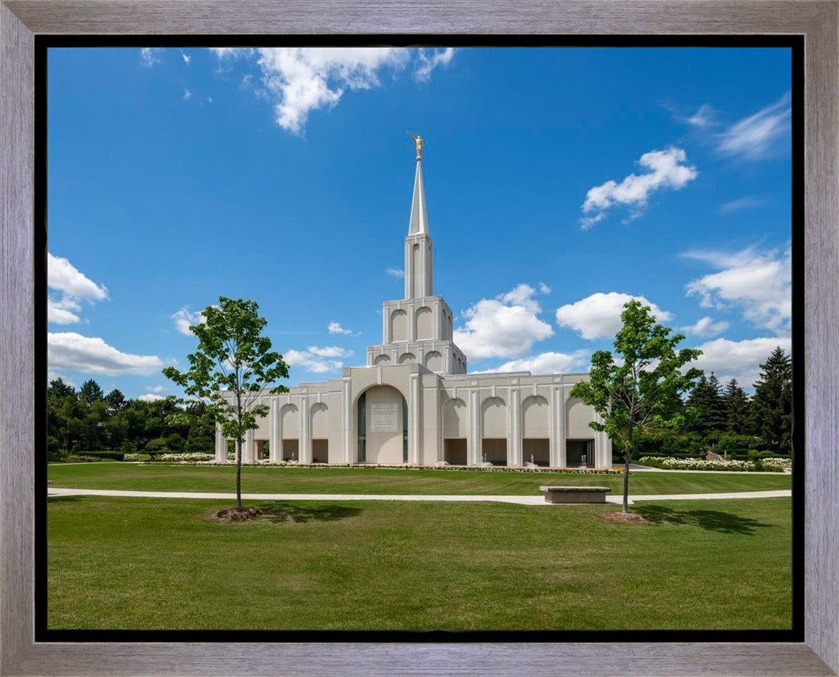 Toronto Ontario Temple Daytime Skies Gallery Wrap
