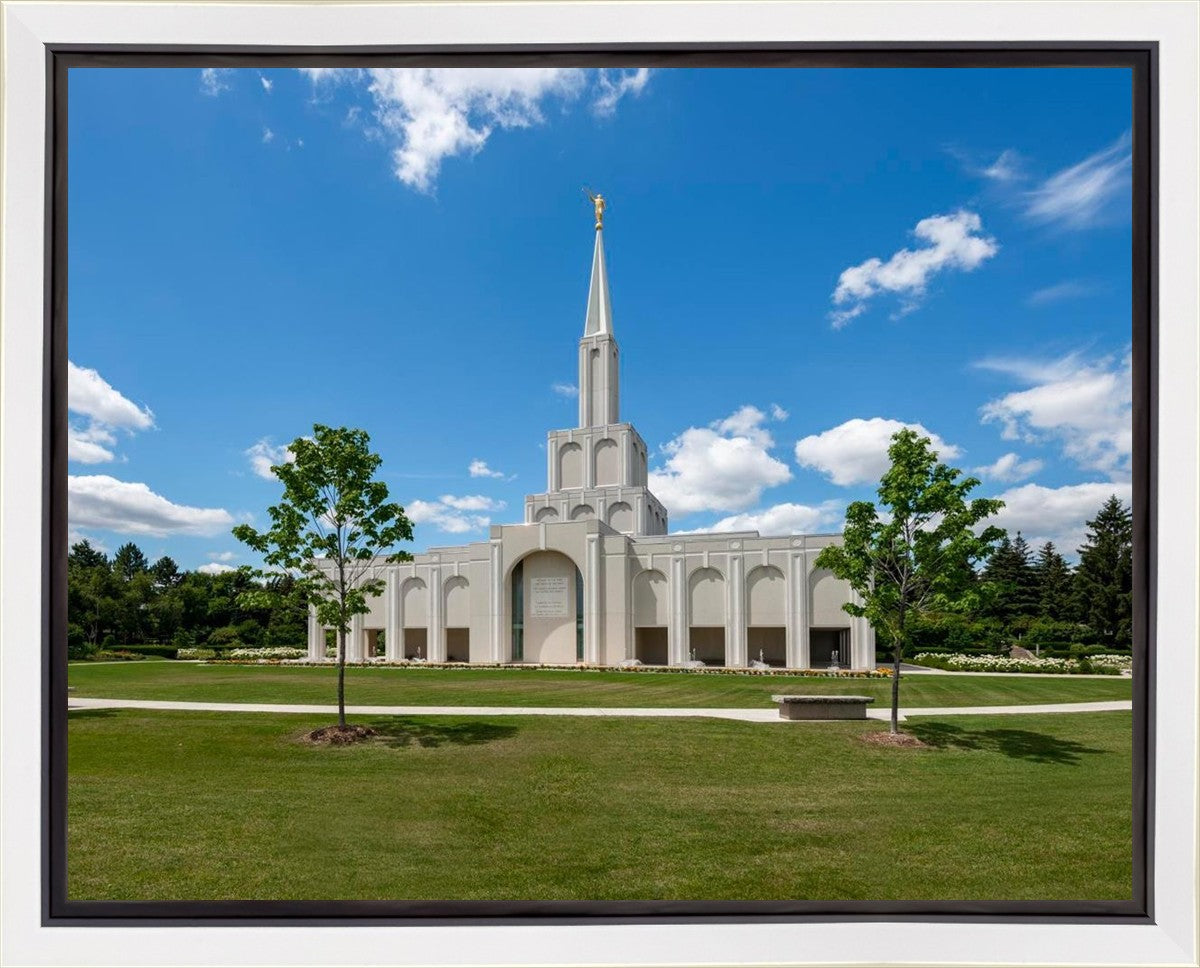 Toronto Ontario Temple Daytime Skies Gallery Wrap