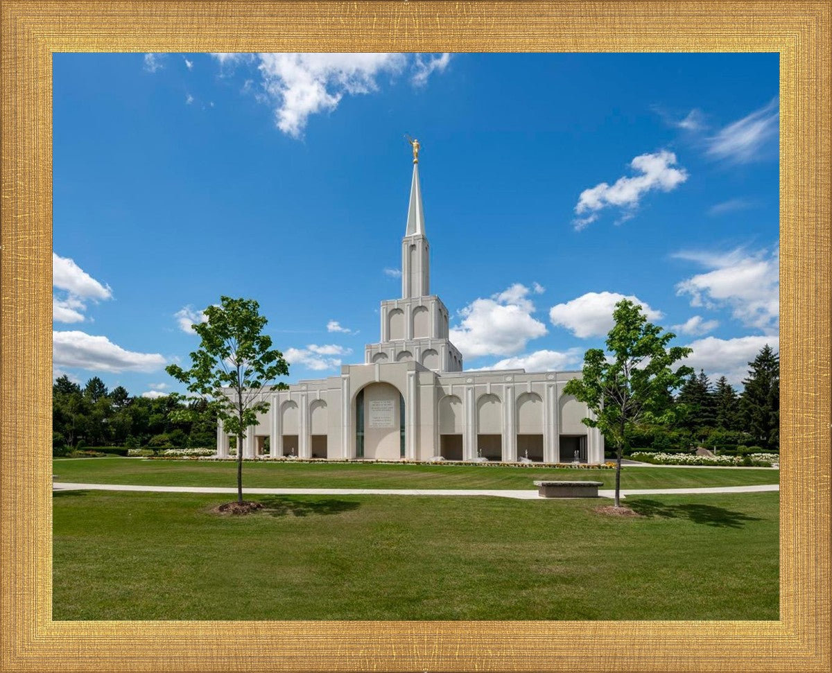 Toronto Ontario Temple Daytime Skies