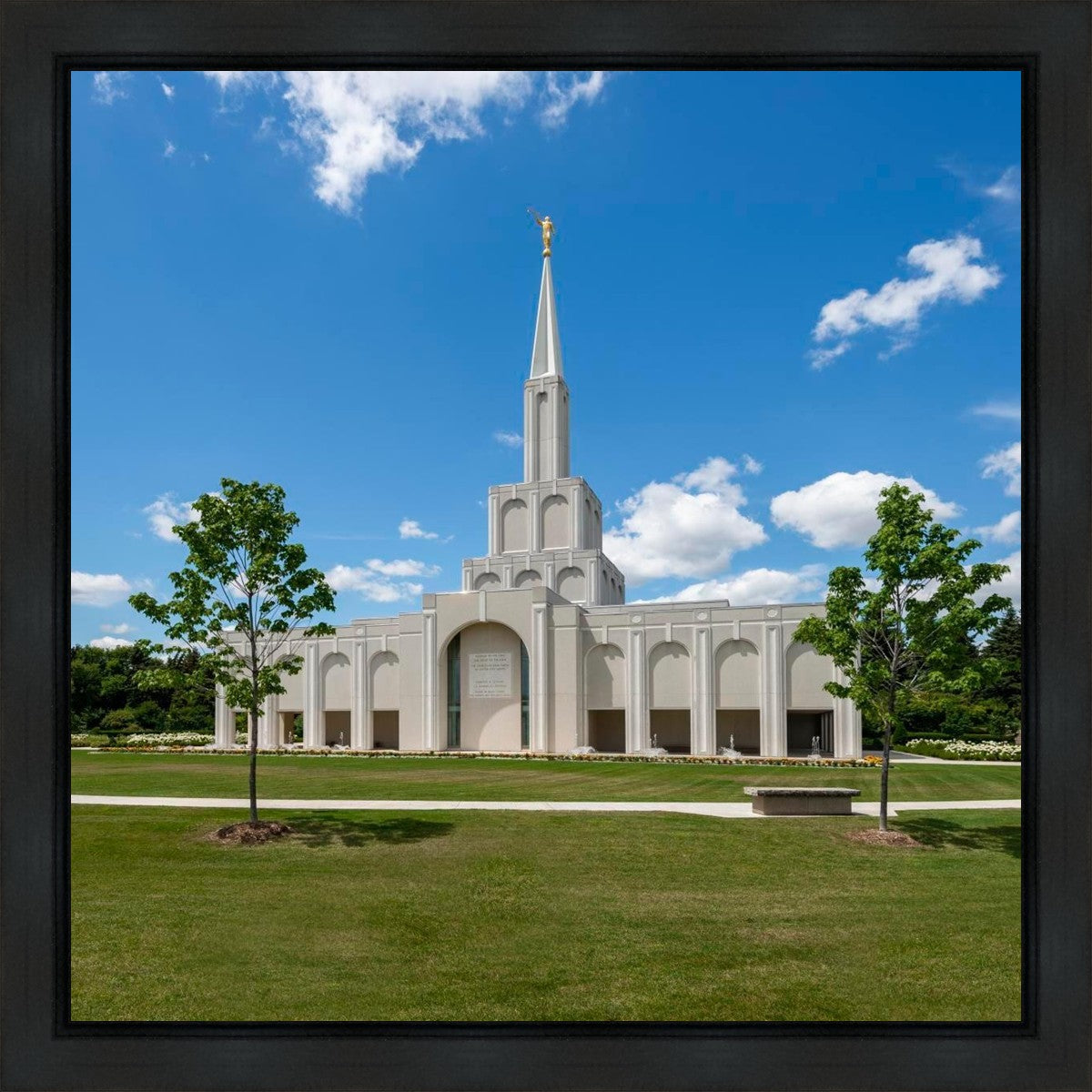 Toronto Ontario Temple Daytime Skies Gallery Wrap