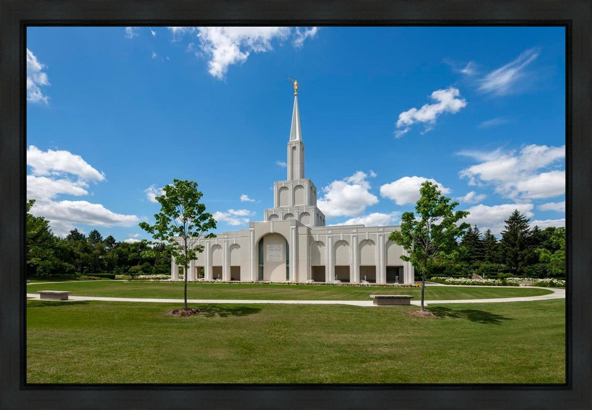 Toronto Ontario Temple Daytime Skies Gallery Wrap