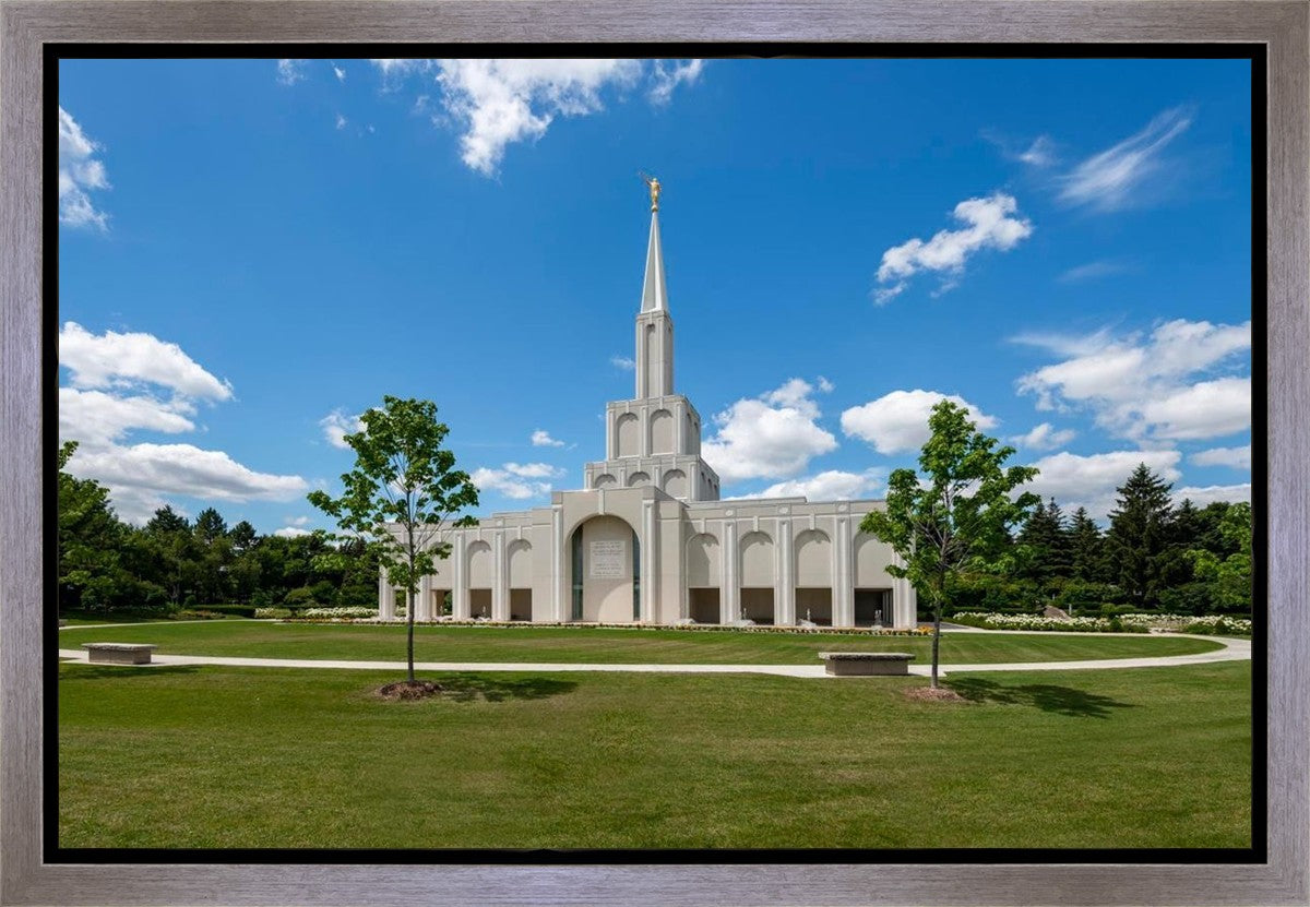 Toronto Ontario Temple Daytime Skies Gallery Wrap