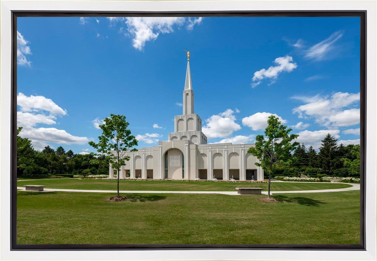 Toronto Ontario Temple Daytime Skies Gallery Wrap