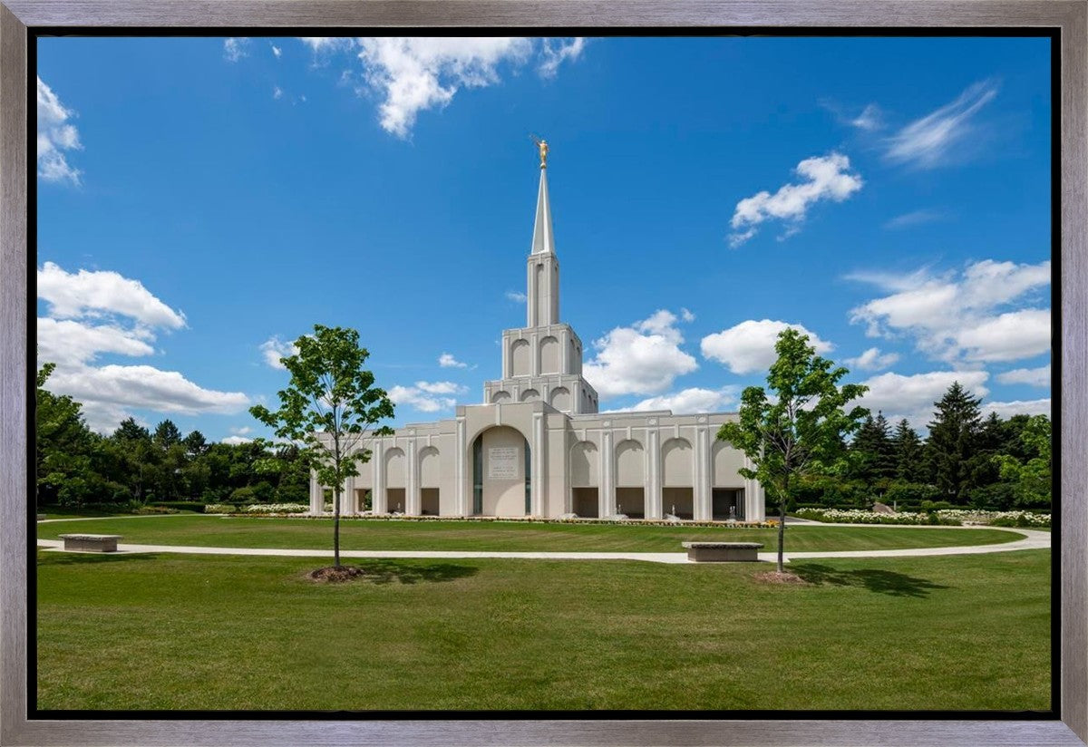Toronto Ontario Temple Daytime Skies Gallery Wrap
