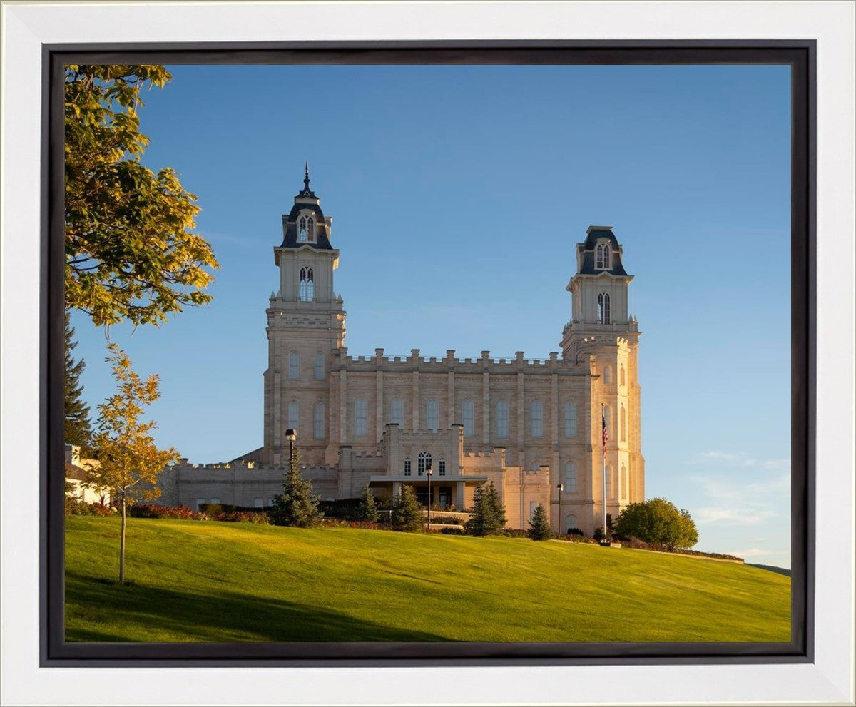 Manti Temple Golden Foundations Gallery Wrap