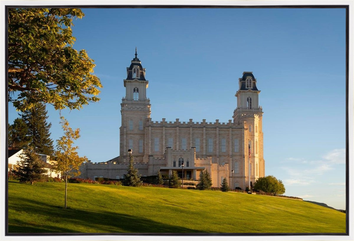 Manti Temple Golden Foundations Gallery Wrap