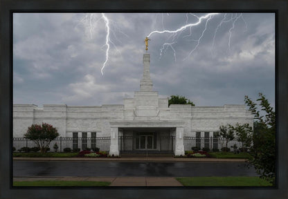 Nashville Temple Through The Storm