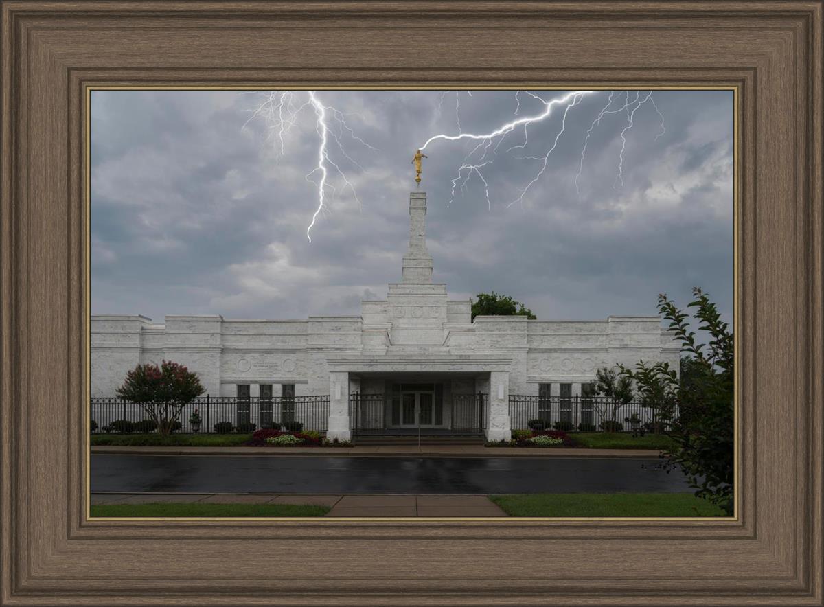 Nashville Temple Through The Storm