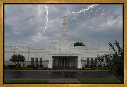 Nashville Temple Through The Storm