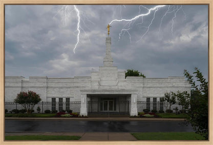Nashville Temple Through The Storm