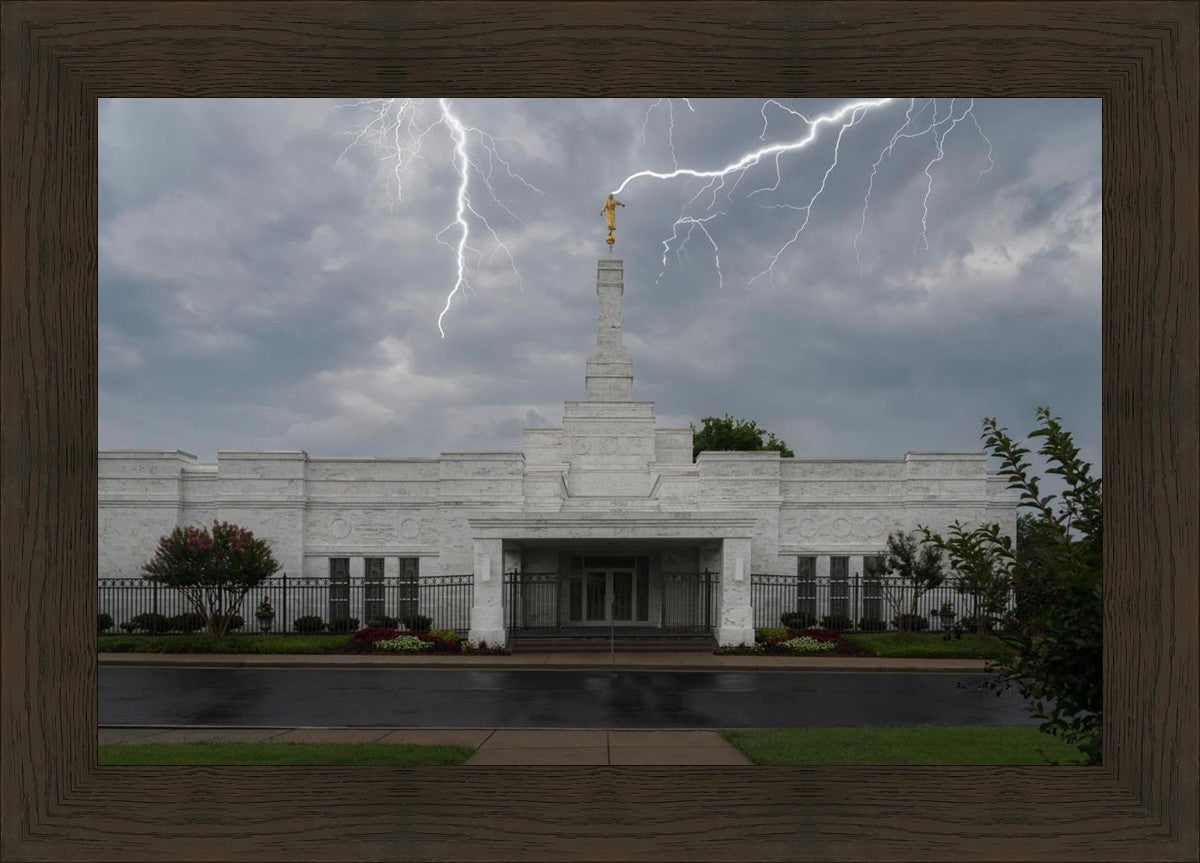 Nashville Temple Through The Storm