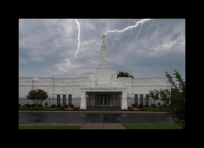 Nashville Temple Through The Storm