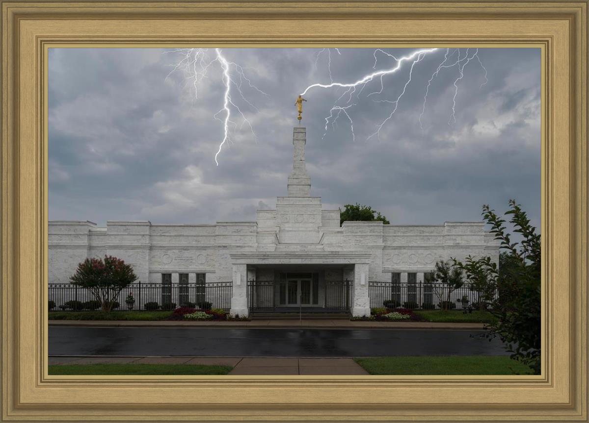 Nashville Temple Through The Storm
