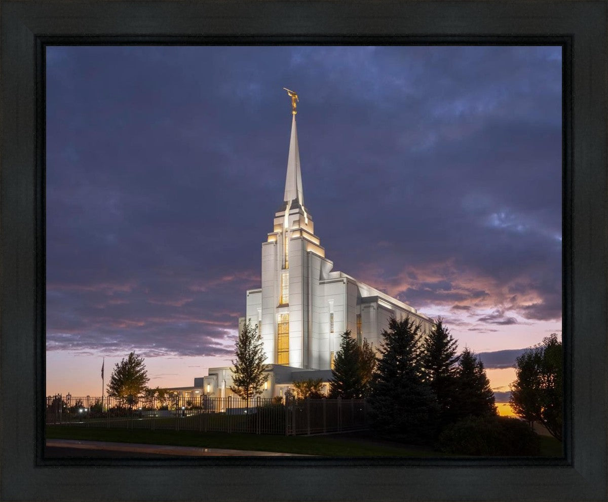 Rexburg Temple Majestic Gallery Wrap