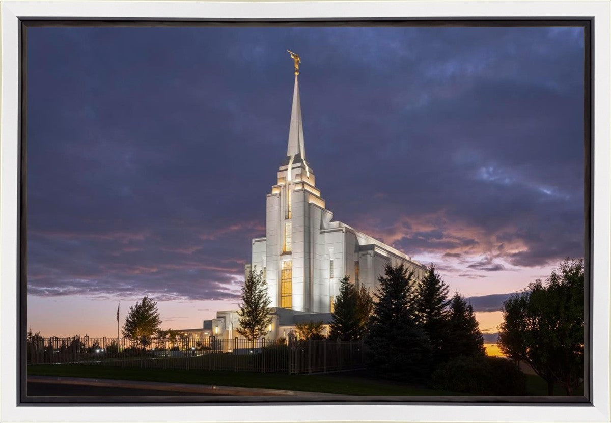Rexburg Temple Majestic Gallery Wrap