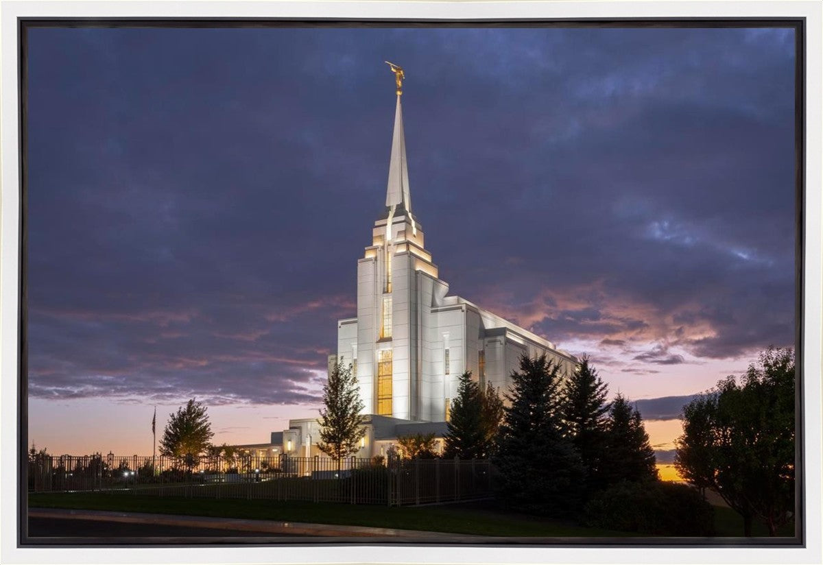 Rexburg Temple Majestic Gallery Wrap