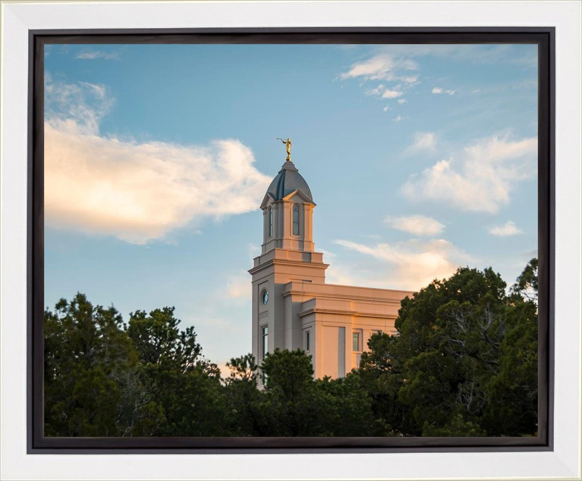 Cedar City Temple Juniper Gallery Wrap