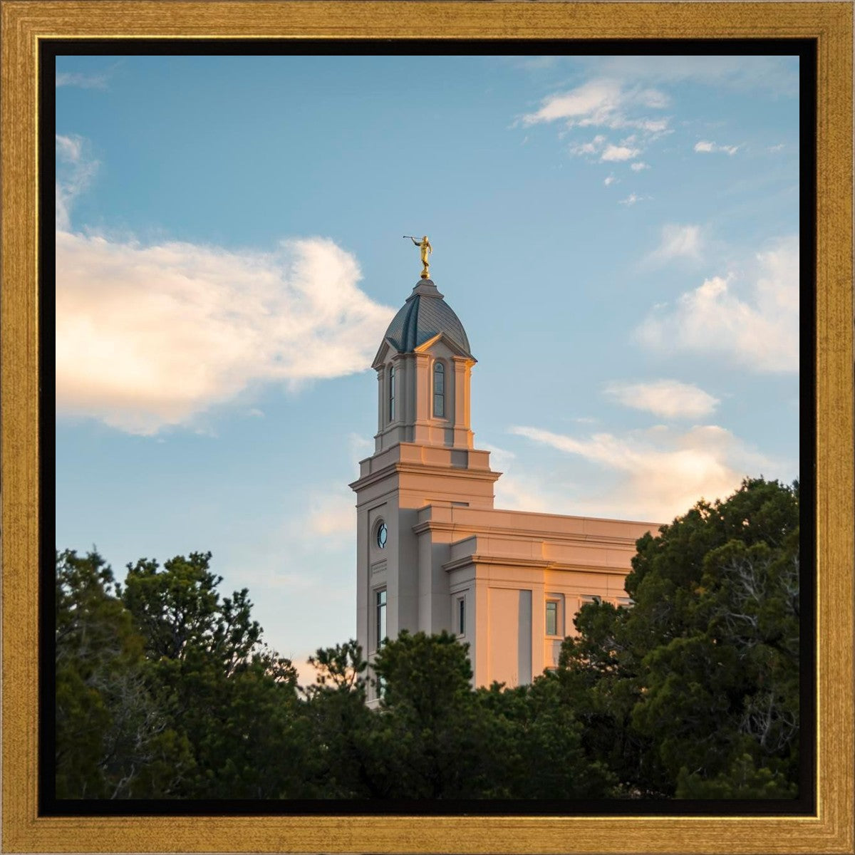 Cedar City Temple Juniper Gallery Wrap