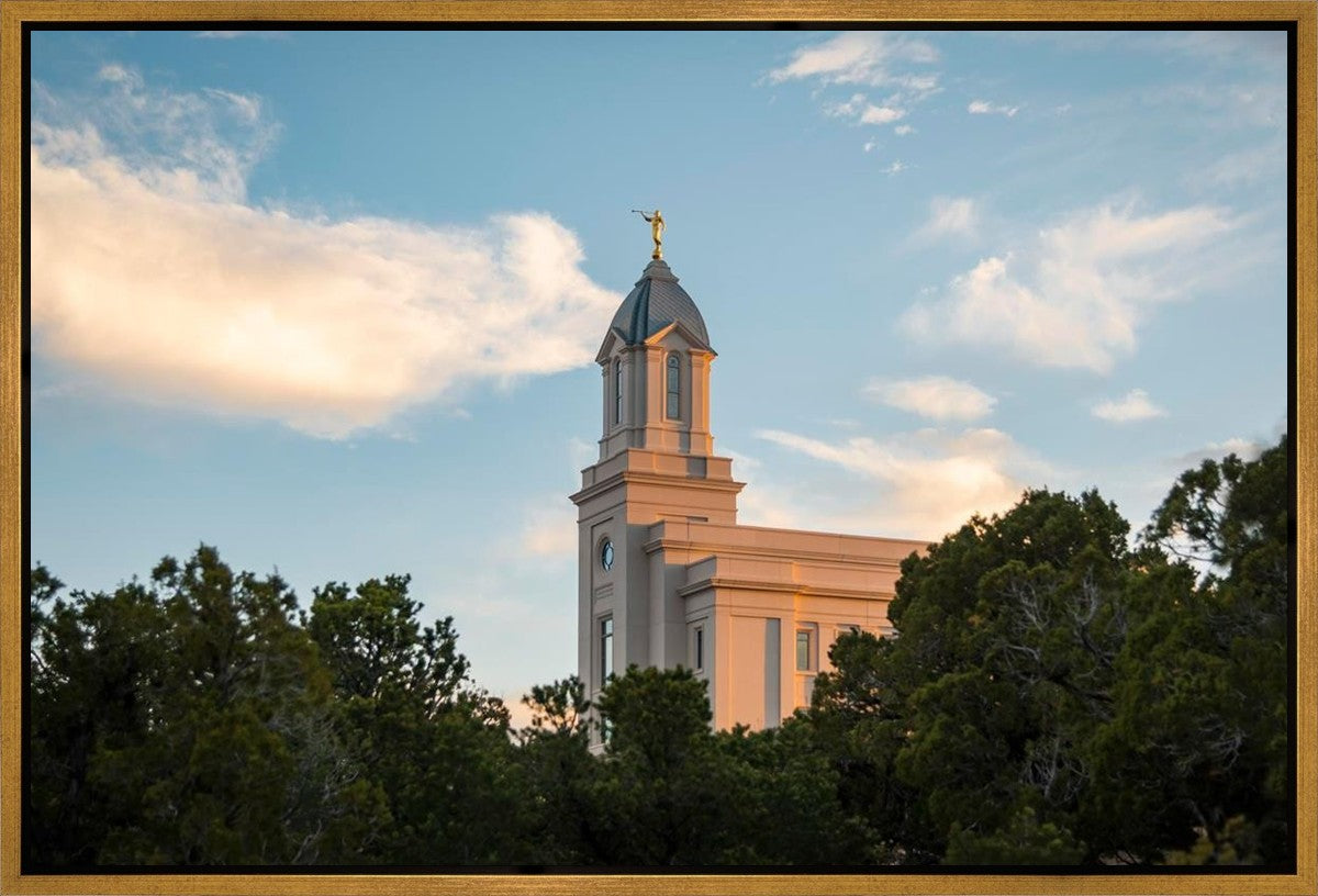 Cedar City Temple Juniper Gallery Wrap